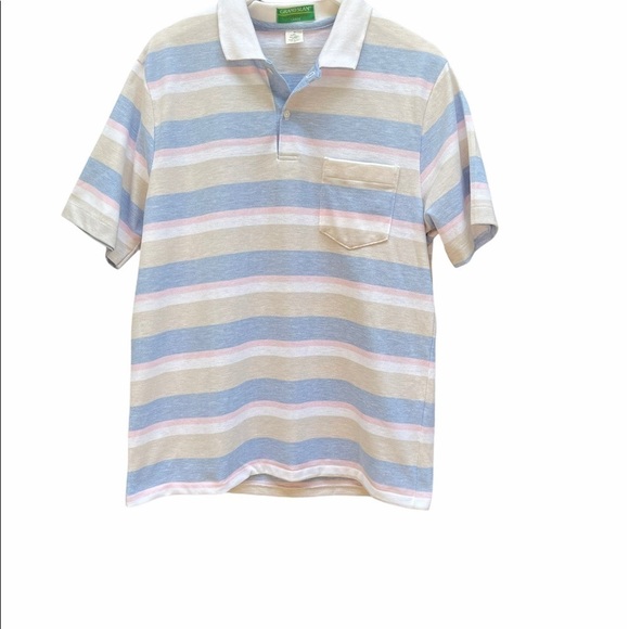 BANANA Republic Mens Blue Performance Polo Large - Picture 14 of 16